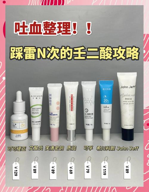 壬二酸选购指南:四款热门产品测评